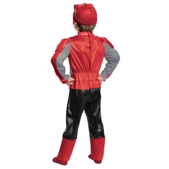 Power Rangers Beast Morphers Muscle Halloween Costume Toddler 2T Red Ranger - Picture 2 of 9
